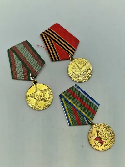 Lot originale russiske medaljer