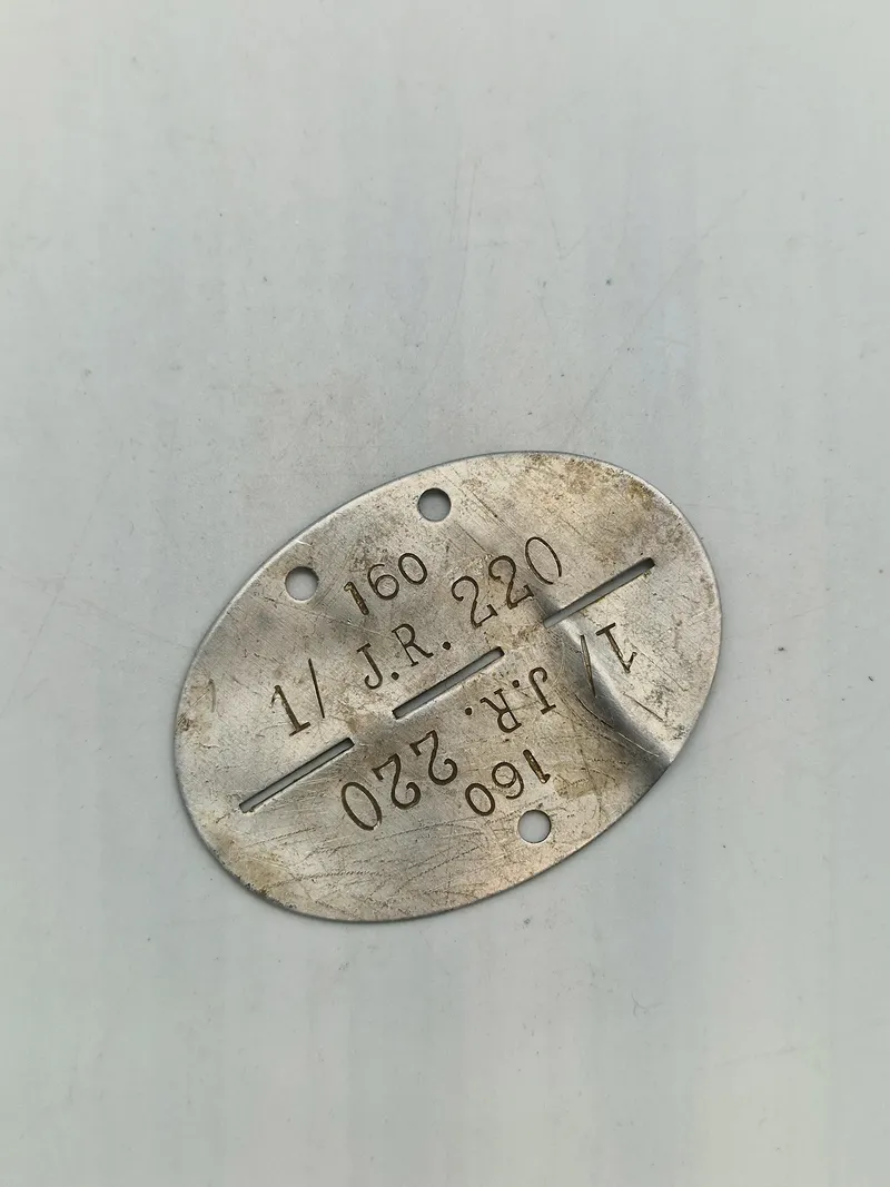 Originalt tysk erkennungsmarke - ww2
