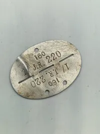 Originalt tysk erkennungsmarke - ww2
