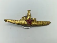 Samling originale russiske ubåds mærker