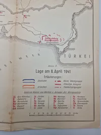 Originalt tysk kort - ww2