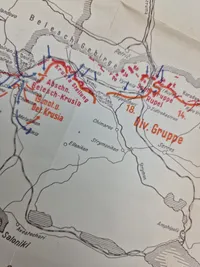 Originalt tysk kort - ww2