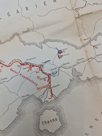 Originalt tysk kort - ww2