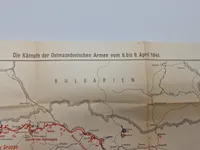 Originalt tysk kort - ww2