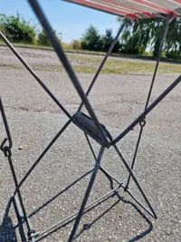 Original tysk ww2 “Funker/radio” stol - ombetrukket efter krigen