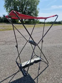 Original tysk ww2 “Funker/radio” stol - ombetrukket efter krigen