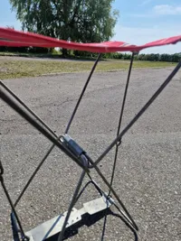 Original tysk ww2 “Funker/radio” stol - ombetrukket efter krigen