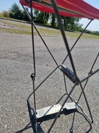 Original tysk ww2 “Funker/radio” stol - ombetrukket efter krigen