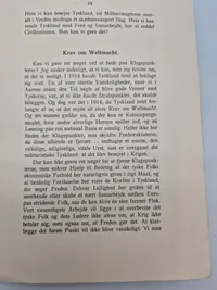 Originalt hæfte - krigens dybere årsager