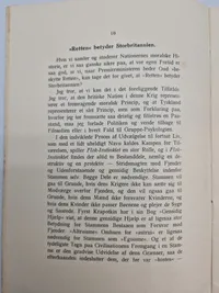 Originalt hæfte - krigens dybere årsager