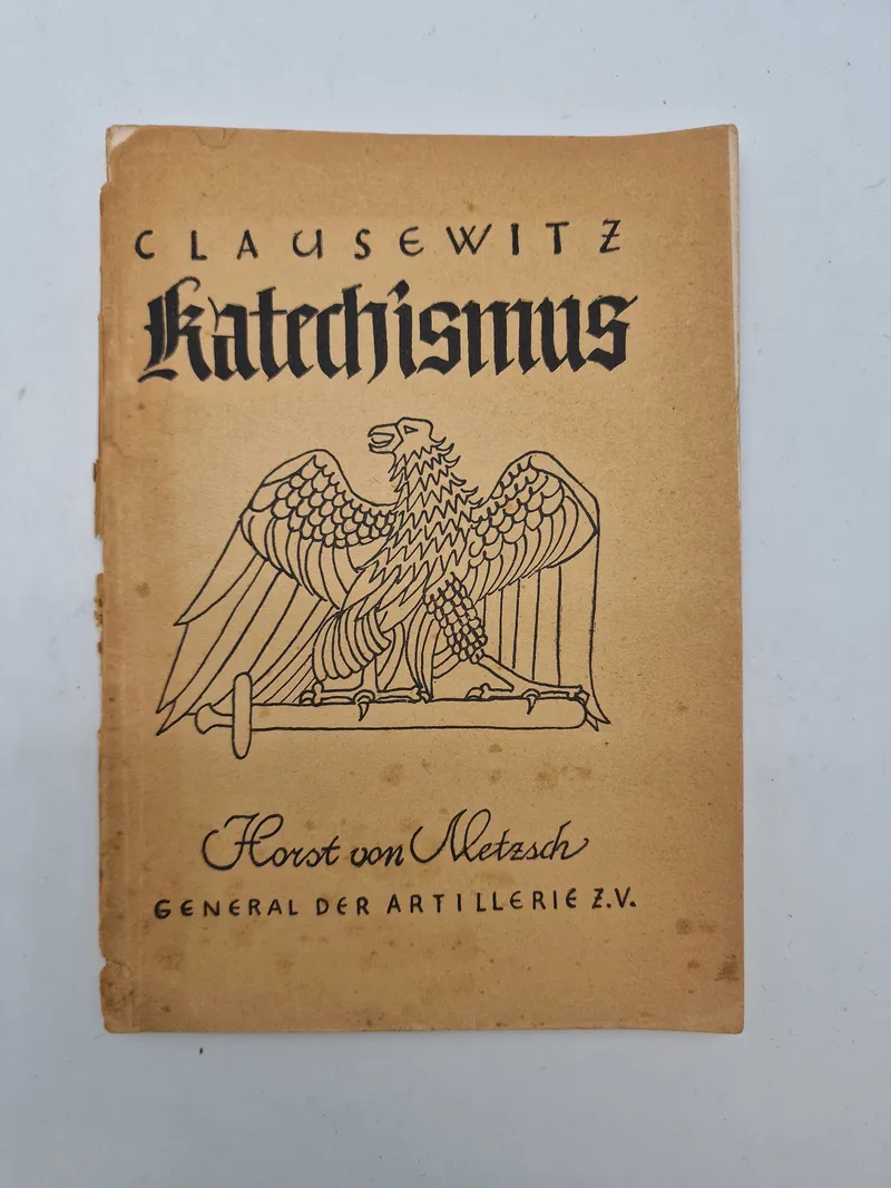Originalt tysk ww2 hæfte - katekismus