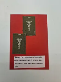 Samling originale mærker b.la. Forsvarets værnepligt og rekruttering
