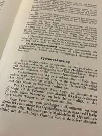 Originale WWII vejledninger som følge efter luftangreb