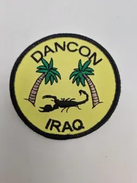 Samling originale DANCON og ISAF mærker mm.