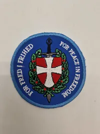Samling originale DANCON og ISAF mærker mm.