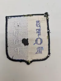 Samling originale DANCON og ISAF mærker mm.