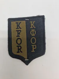 Samling originale DANCON og ISAF mærker mm.