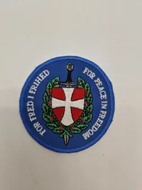Samling originale DANCON og ISAF mærker mm.
