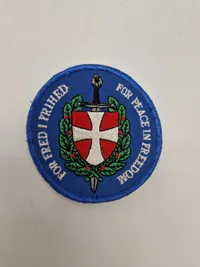 Samling originale DANCON og ISAF mærker mm.