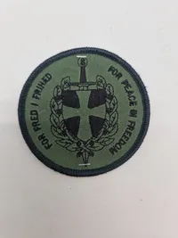 Samling originale DANCON og ISAF mærker mm.