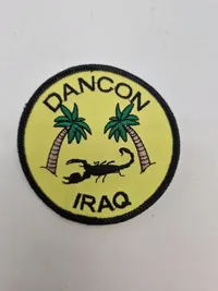 Samling originale DANCON og ISAF mærker mm.