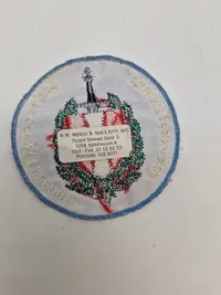 Samling originale DANCON og ISAF mærker mm.