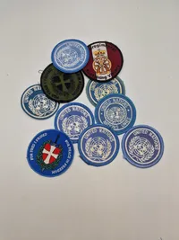 Samling originale UN mærker mm.