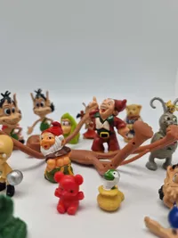Samling legetøjsfigurer