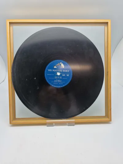 Original 78’er lakplade - Elvis Presley - indrammet