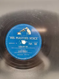 Original 78’er lakplade - Elvis Presley - indrammet