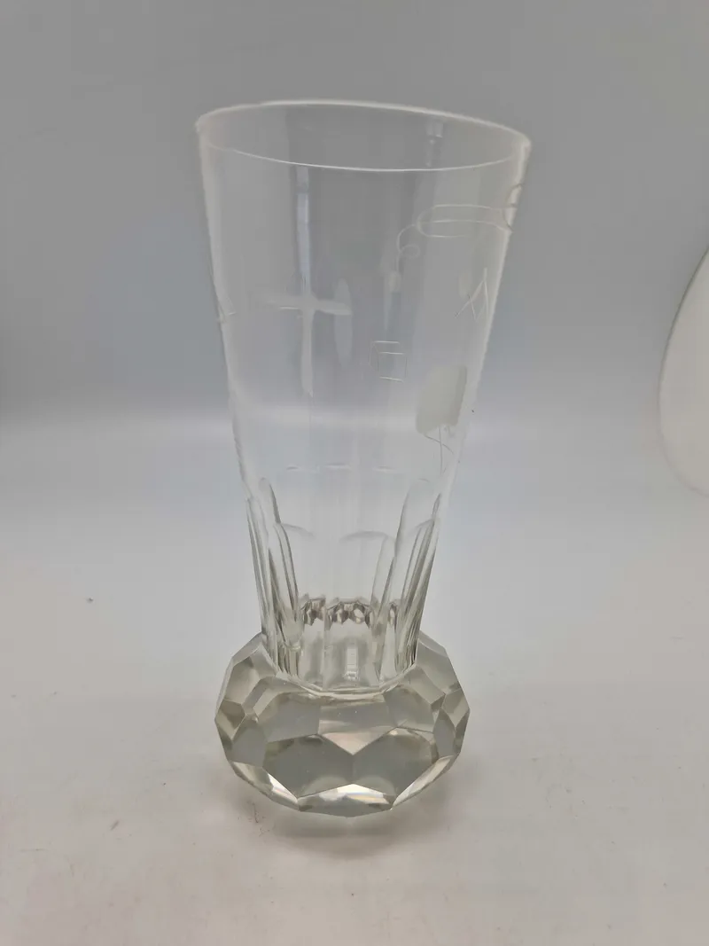 Originalt loge glas - den danske frimurer orden