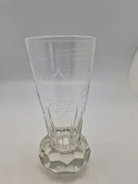 Originalt loge glas - den danske frimurer orden