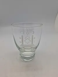 Originalt dansk loge glas - den danske frimurer orden