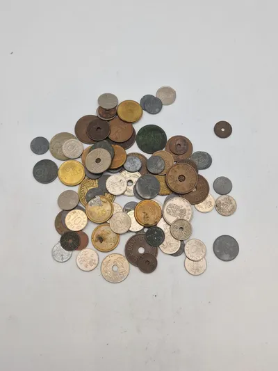 Samling danske mønter - ww2 mm.