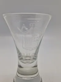 Originalt loge glas fra den danske frimurer orden