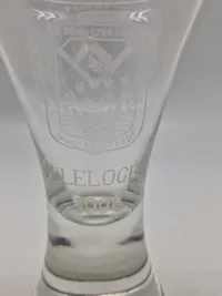 Originalt loge glas fra den danske frimurer orden