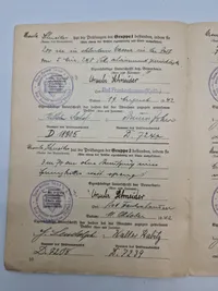 Originalt urkunde på reichsportsabceichen - ww2 (kvinde)