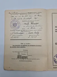 Originalt urkunde på reichsportsabceichen - ww2 (kvinde)