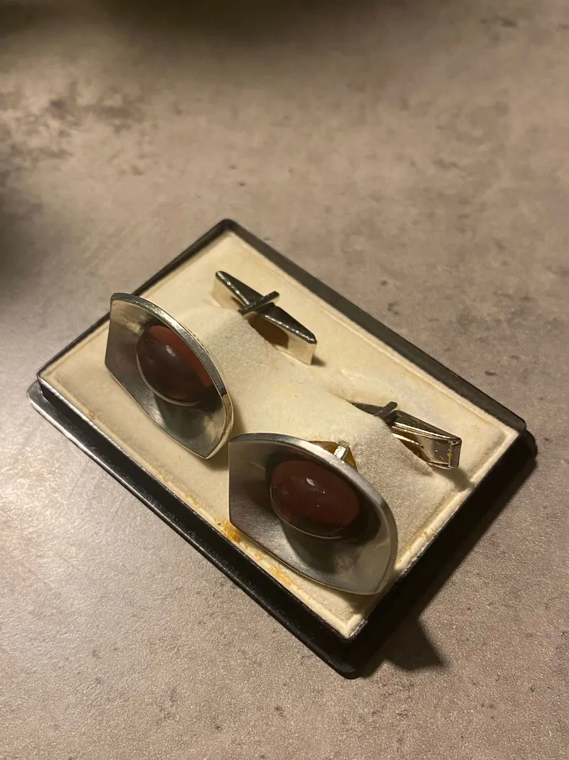 Originale Jørgen Jensen manchetknapper - Design nummer 220 - fra 1960’erne