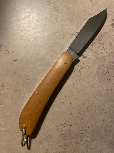 Veludført foldekniv