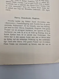 Originalt hæfte - krigens dybere årsager