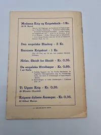 Originalt hæfte - krigens dybere årsager