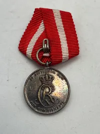 Original dansk fortjeneste miniature medalje