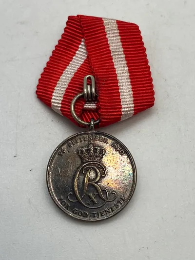 Original dansk fortjeneste miniature medalje