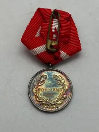 Original dansk fortjeneste miniature medalje