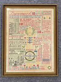 Det kendte broderi fra 1945 - originalt