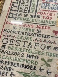 Det kendte broderi fra 1945 - originalt