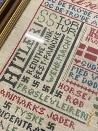 Det kendte broderi fra 1945 - originalt