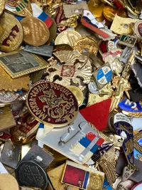 Kæmpe samling russisk/USSR - mange kg