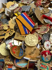 Kæmpe samling russisk/USSR - mange kg